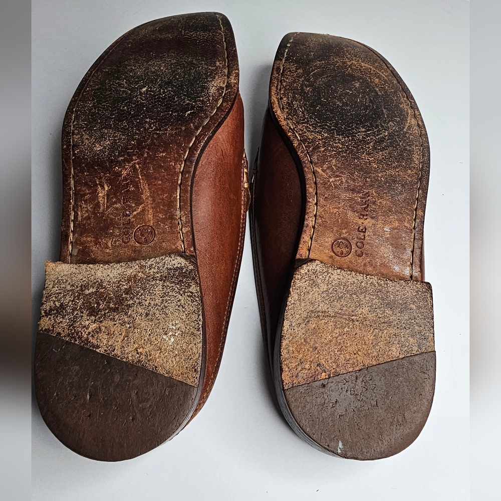 Cole Haan Vintage Country Womens Size 10.5 Backless Slip on Loafers Shoes - Picture 8 of 15